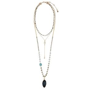 Starry Night Three-Row Convertible Necklace